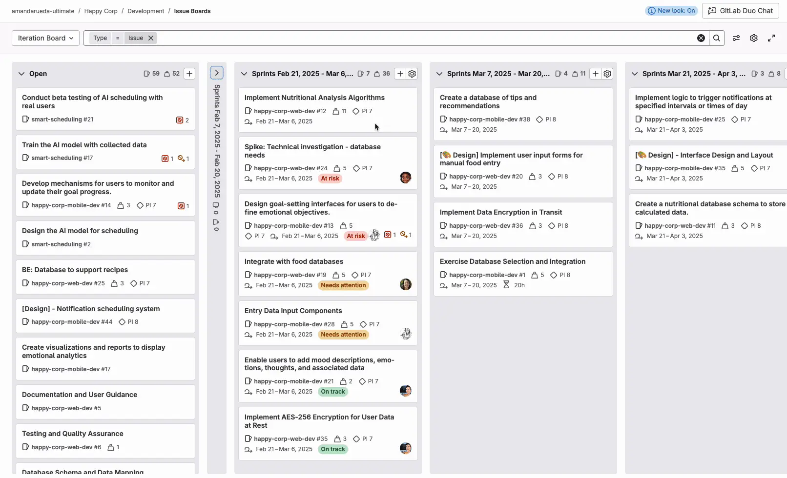 sprint planning